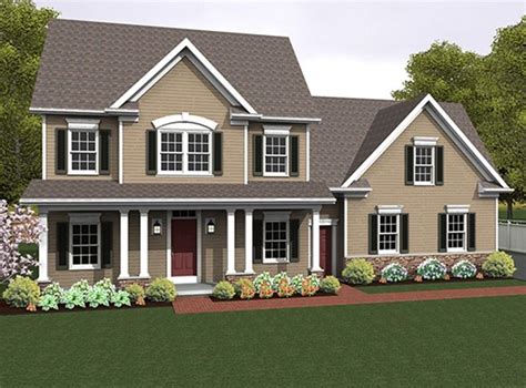 Colonial House Plan With 2217 Square Feet And 4 Bedrooms From Dream