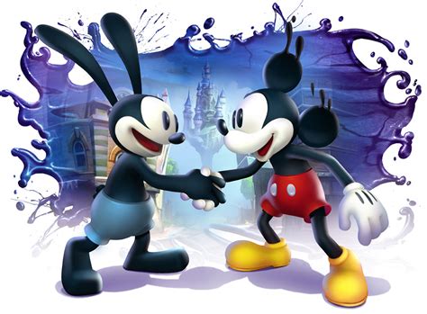 Shaking Hands Art Epic Mickey 2 The Power Of Two Art Gallery