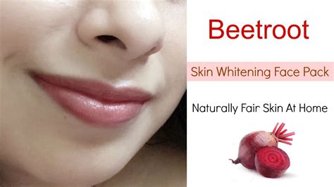 Skin Whitening Beetroot Face Pack Home Remedies For Fair Skin Youtube
