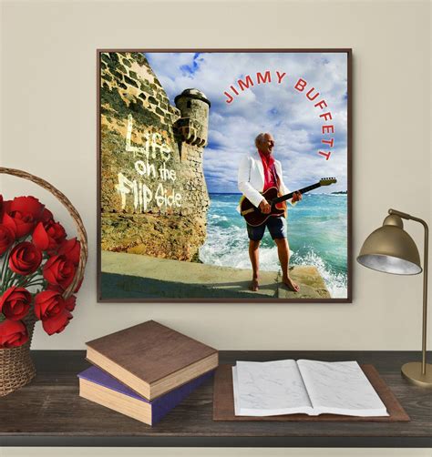 Life On The Flip Side Jimmy Buffett Album Cover Poster Music Etsy