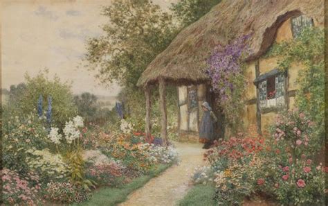 Arthur Claude Strachan 18651929 English Cottages With Images