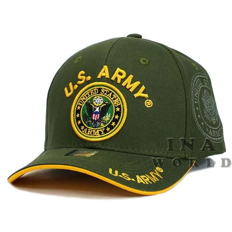 Us Army Hat Army Military Official Licensed Strap Adjustable Baseball