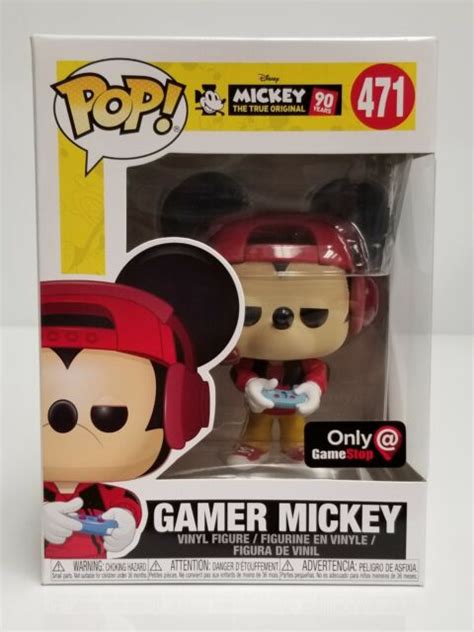 Funko Pop Disney Gamer Mickey Vinyl Figur471 Gamestop Exclusive Ebay