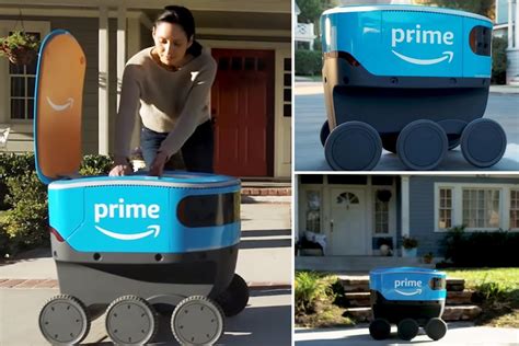 Amazon Scout Is A Self Driving Delivery Robot That Carries Packages To