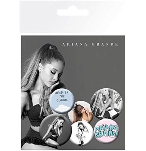 Official Ariana Grande Badge Pack Mix Buy Online On Offer