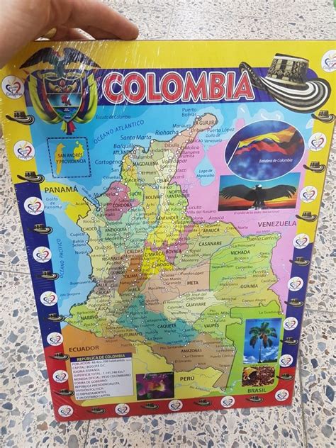Rompecabezas Mapa De Colombia Regiones Iconografia Pinterest Images