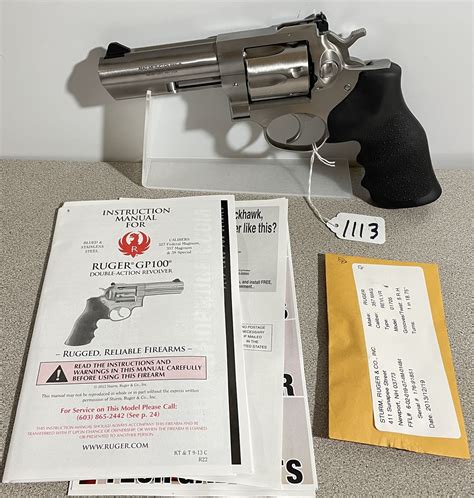 Ruger Gp100 Model In 357 Mag Restricted Class