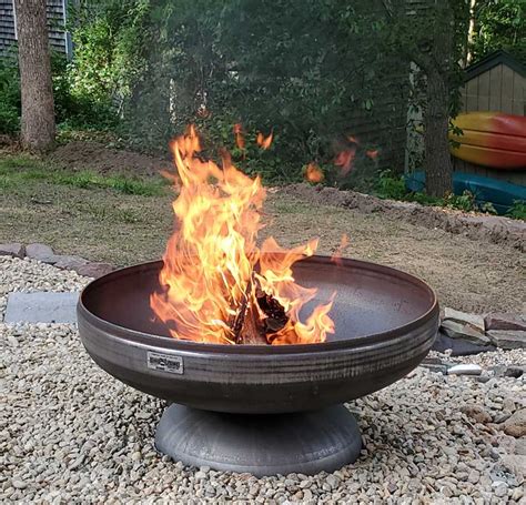 Ohio Flame Patriot 30 Diameter Fire Pit Natural Steel Of30fpnsf The Fire Pit Store