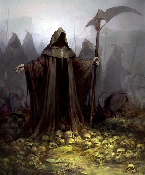 Spectros Grim Reaper Art Fantasy Art Dont Fear The Reaper