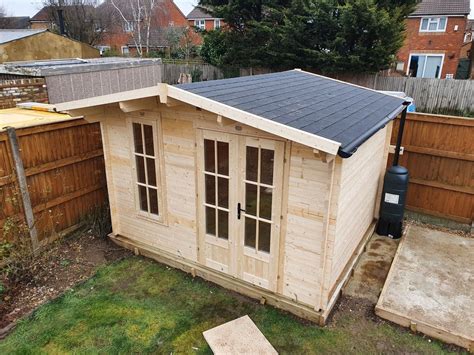 Dunster House Log Cabin Install Broxbourne Hertfordshire
