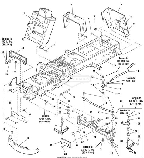 Murray 107250060 2691087 00 Ctx9500 Craftsman 26hp 52 Mower Deck