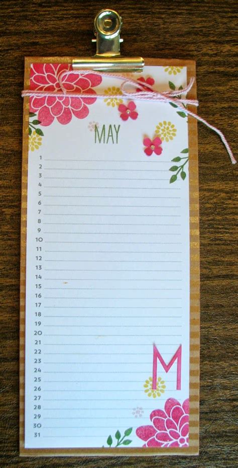Scrapbook Calendar Calendar Kit Calendar Ideas Printable Calender