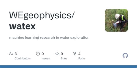 Github Wegeophysicswatex Water Exploration Using Ai Learning Methods