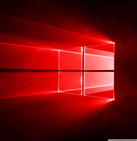 Windows 10 Red Wallpaper 4k 2262102 Hd Wallpaper