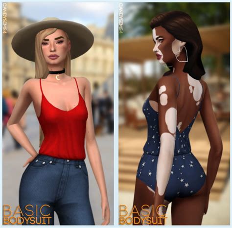 Basic Bodysuit At Candy Sims 4 Sims 4 Updates