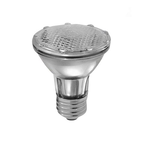 Ideal for commercial and residential applications. GE 38-Watt Halogen PAR20 Flood Light Bulb (2-Pack ...