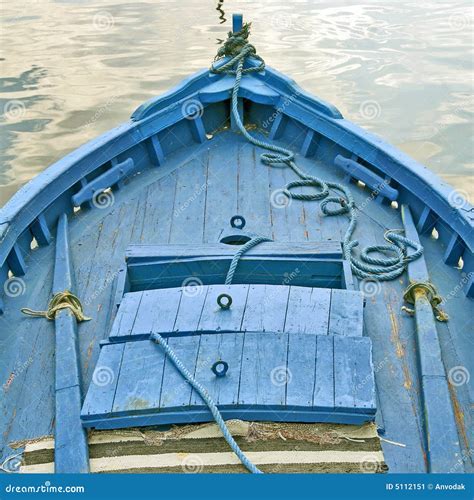 Blue Boat Stock Image Image Of Blue Waterside Nautical 5112151
