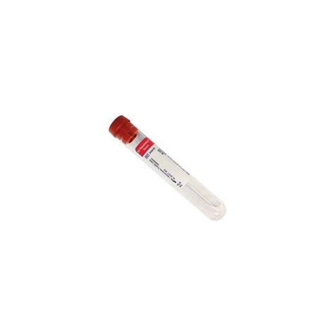 BD Vacutainer Venous Blood Collection Serum Tube Glass Ml Red