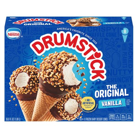 Drumstick The Original Vanilla Sundae Cones 8 Count