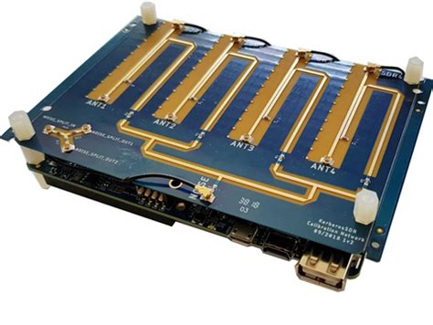 00:42 kerberossdr prototype doing direction finding on a tinkerboard. KerberosSDR - 4 Channel Coherent RTL-SDR - Othernet