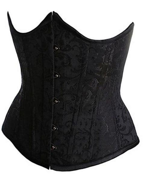 alivila y fashion womens sexy satin vintage underbust waist training corset bustier underbust
