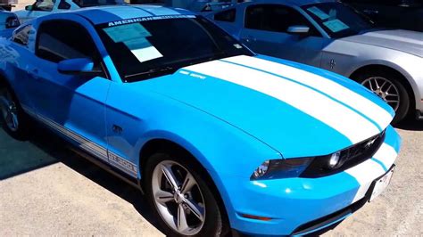 2010 Ford Mustang Gt300 Blue White Rally Stripes 5k Miles Youtube