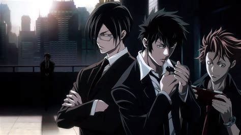 Psycho Pass Anime Series Suit Cool Boys Handsome Wallpaper