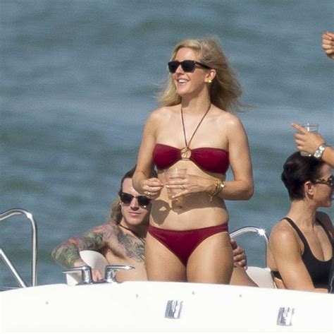 Ellie Goulding Red Bikini