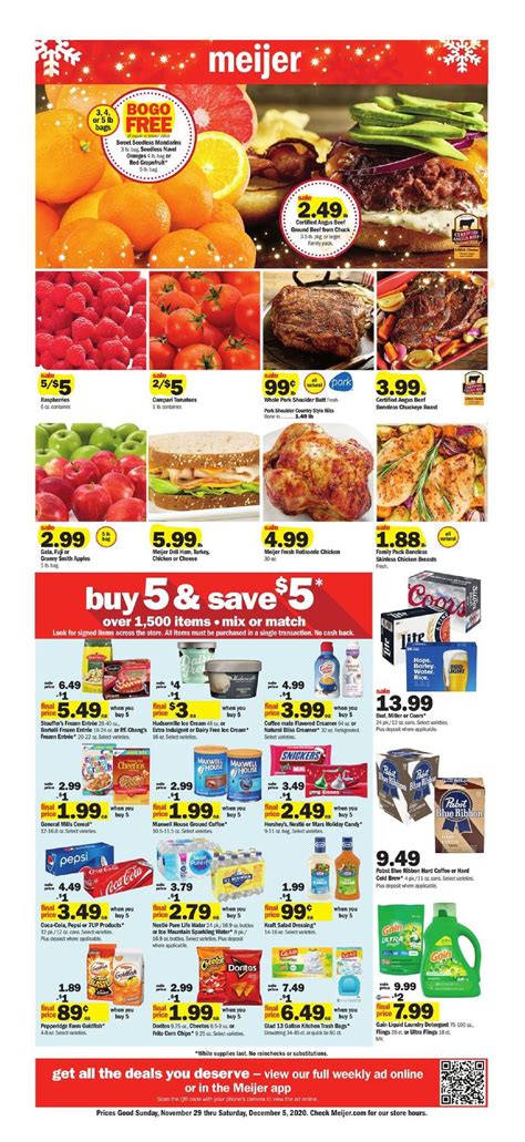 Meijer Ad Valid November 29 – December 5, 2020 Sneak Peek Preview
