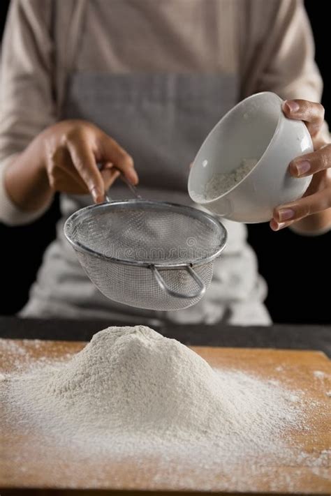 Sieving Flour Stock Image Image Of Whisker Ingredients 34846115