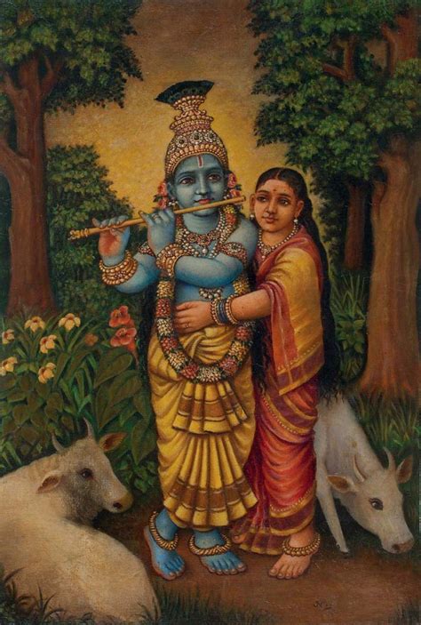 Raja Ravi Varma Krishna Radha Paintings