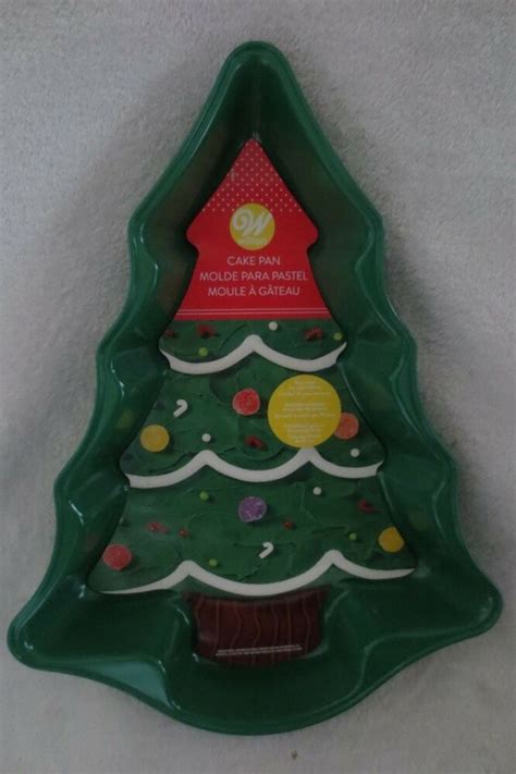 Cook in a 20cm microwave safe round cake pan. Wilton Christmas Tree Cake Pan Mold Non Stick Green New # ...
