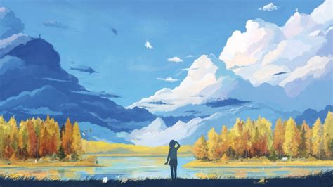 61 Cool Anime Landscape Wallpapers Wallpapersafari