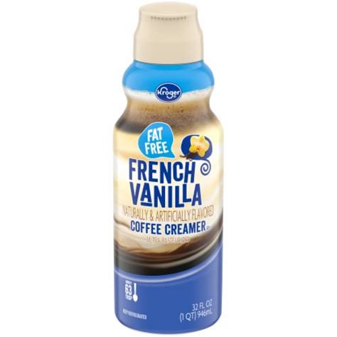 Kroger Fat Free French Vanilla Coffee Creamer 32 Fl Oz Bakers