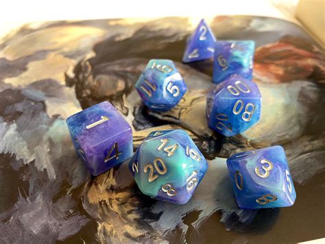 Pegasus Dnd Dice Set For Dungeons And Dragons Ttrpg D20 Polyhedral