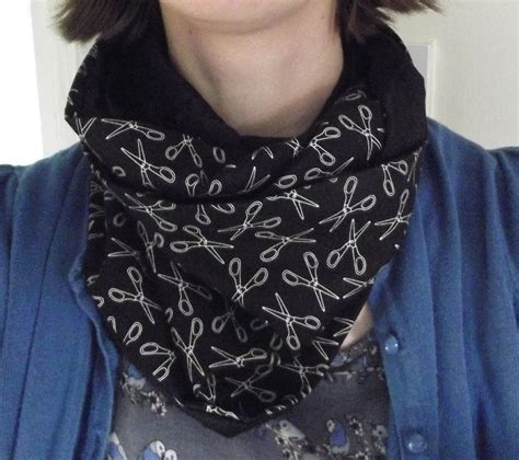 Infinitely Lovely Infinity Scarves · A Fabric Scarf · Sewing On Cut Out Keep