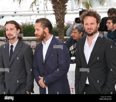 Shia Labeouf Tom Hardy Jason Clarke At The Lawless Film Photocall At The 65th Cannes Film