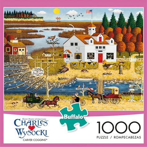 Buffalo Games Charles Wysocki Carver Coggins 1000 Piece Jigsaw