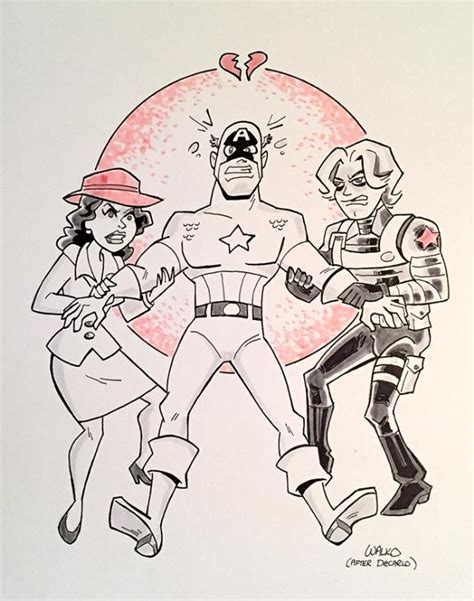 Captain America Love Showdown Sdcc 2016 In Bill Walko S San Diego Comic Con 2016 Comic Art
