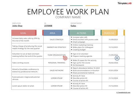 15 Great Work Plan Templates And Samples Excel Word
