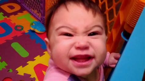 Cute Baby Likes To Make Scary Demon Face Youtube
