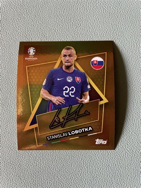 Topps Euro Stanislav Lobotka Gold Signiert Svk Sp Kaufen Auf Ricardo