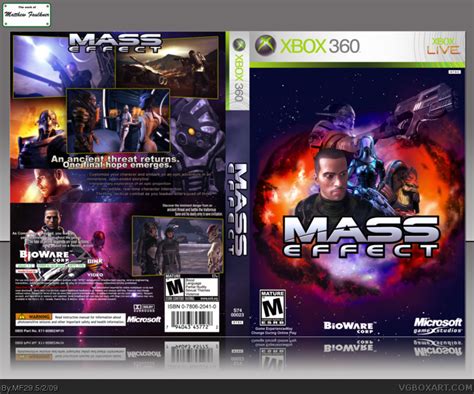 Mass Effect Xbox 360 Box Art Cover By Mf29