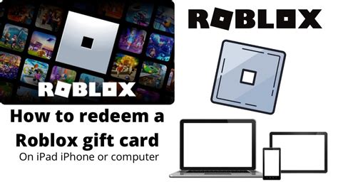 How To Redeem A Roblox Gift Card On Ipad Iphone And Computer YouTube