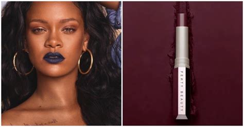 Rihanna Teases Blue Fenty Beauty Lipstick On Instagram Teen Vogue