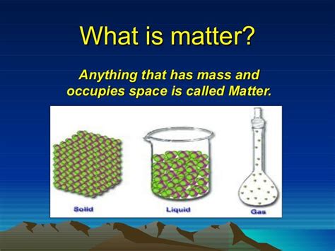 Presentation Of Science Matter