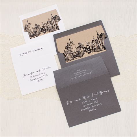 City Skyline Wedding Invitations | Beacon Lane Wedding Invitations