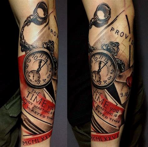 The Time You Enjoy Wasting Is Not Wasted Time Tattoo Ink Style