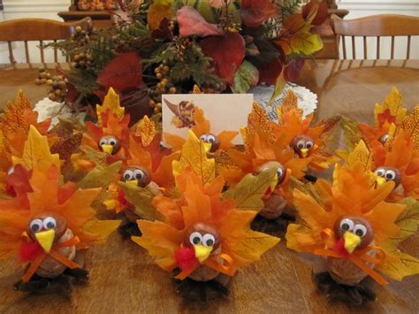Turkeys are a favorite decoration for thanksgiving crafts. Thanksgiving Table Ideas That Are Fun For The Whole Family