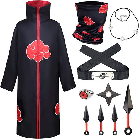 Anime Naruto Accessori Costume Prop Lungo Vestito Foulard Fascia